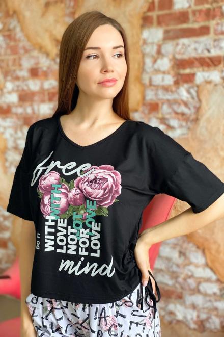 Футболка 8137 черный (ед.)