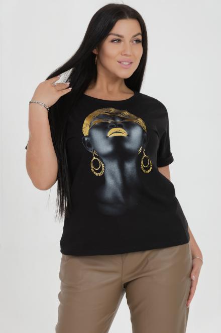 Футболка 4468 черный (ед.)