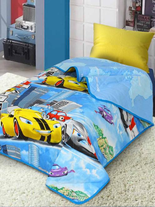 Покрывало детское из поплина - Суперкар