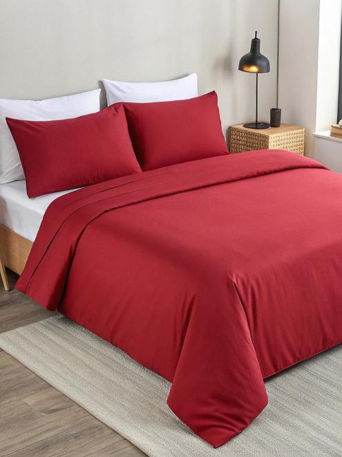 Пододеяльник микрофибра - Красный