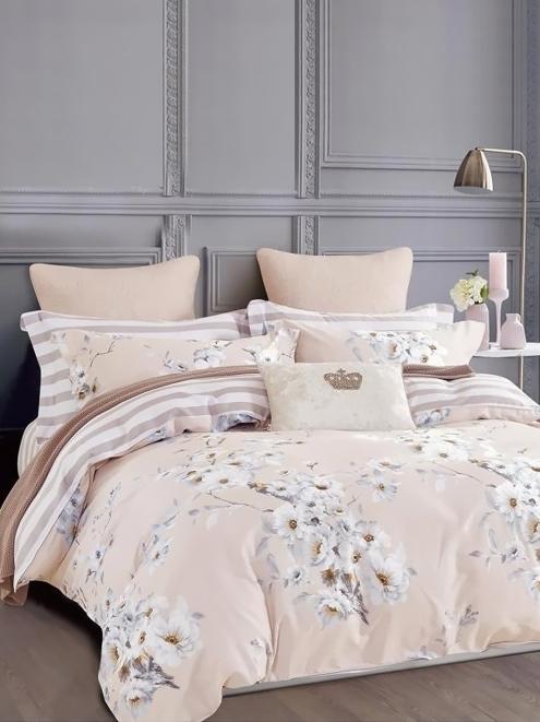 Постельное белье сатин элит на молнии - Медовый месяц