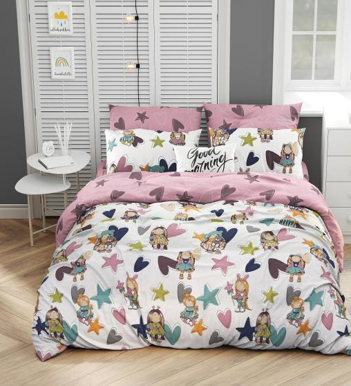 Постельное белье детское поплин на молнии - Кукла