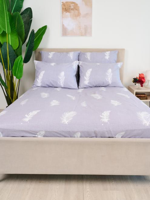 Простыня бязь на резинке - Эко перья