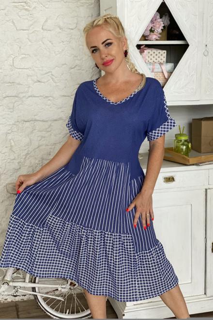 Платье 7223 синий