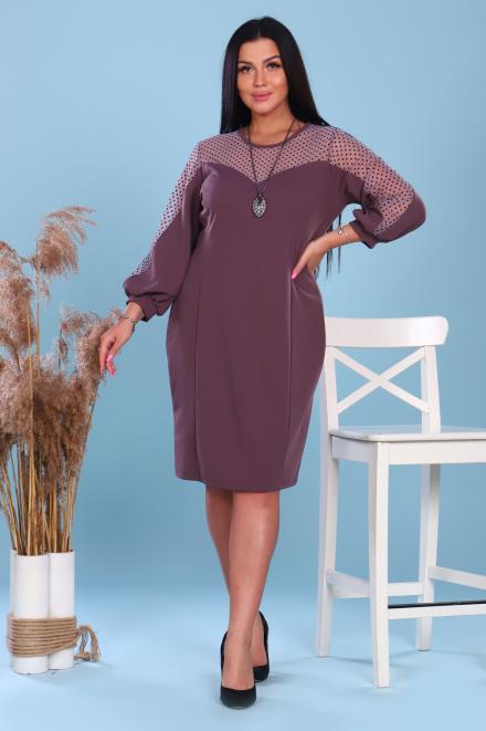Платье 47029 мокко