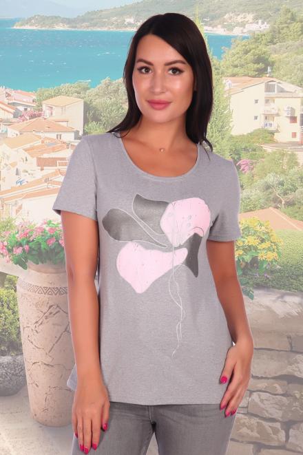 Футболка Дымка меланж