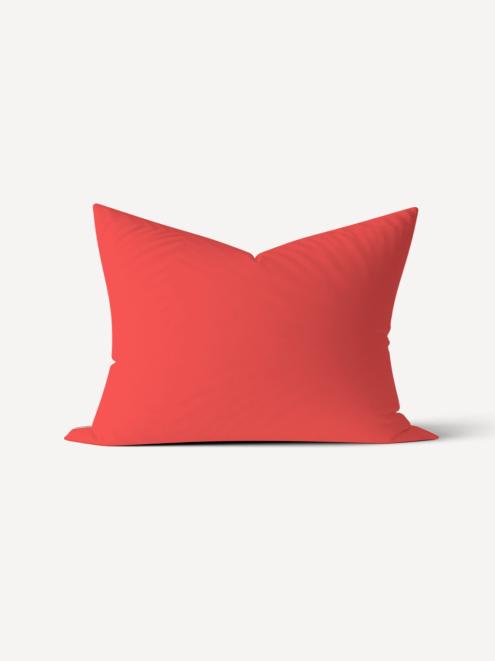 Наволочка полисатин гладкокрашеный - Красный