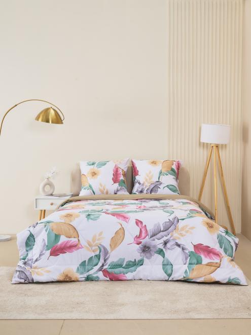 Комплект постельного белья с одеялом - Листья тропиков