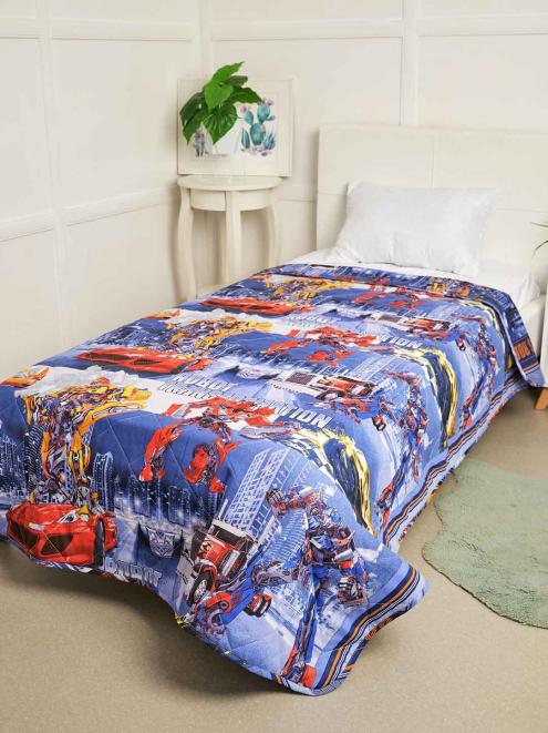 Покрывало бязь с детским рисунком - 15 - Роботы