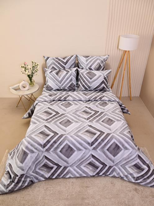 Пододеяльник бязь люкс на молнии - Ромбы