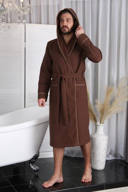 Халат домашний Чемпион ВЧ-242 коричневый