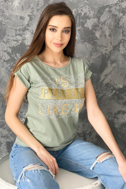 Футболка 8041 оливковый