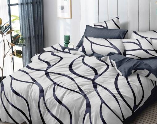 Постельное белье поплин эксклюзив на молнии - Гвен