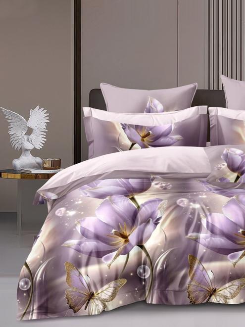 Постельное белье поплин люкс - Айвори