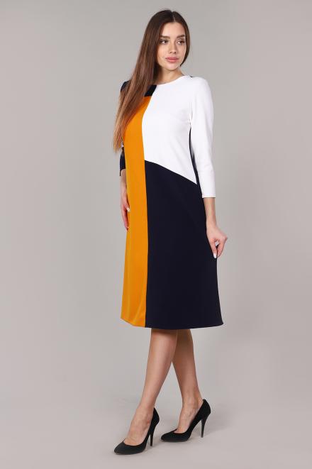 Платье 39523 горчичный