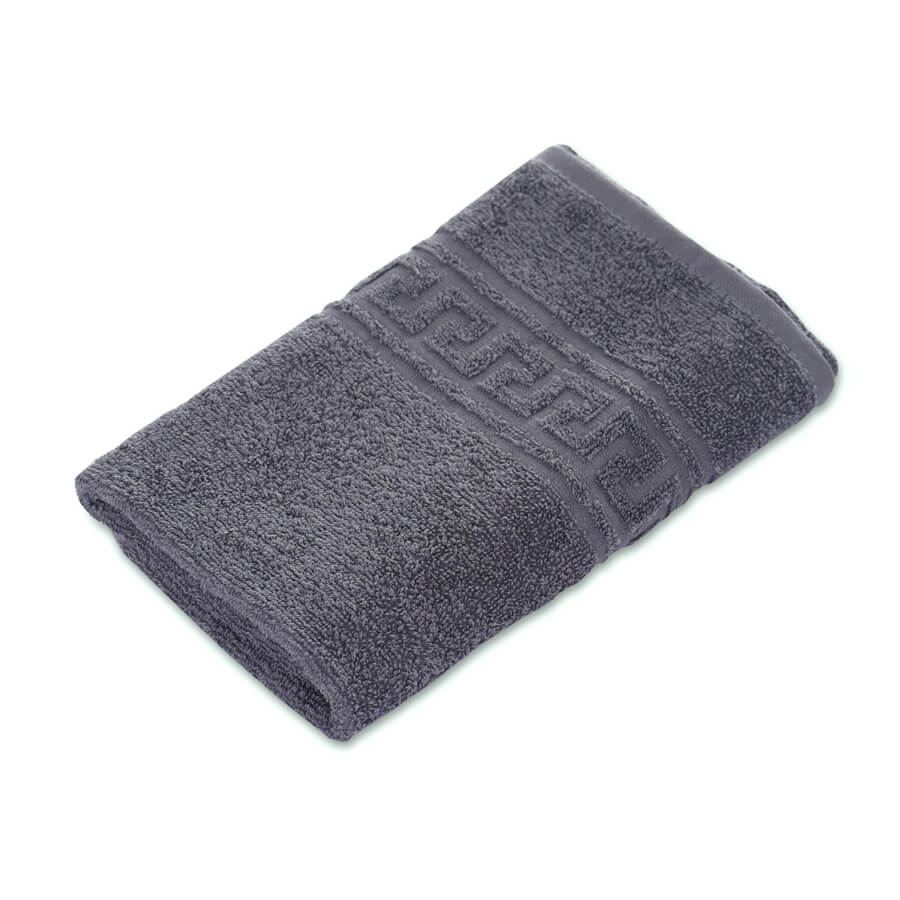 Полотенце махровое г/к 50*90,380 гр/м2 - Серый - фото