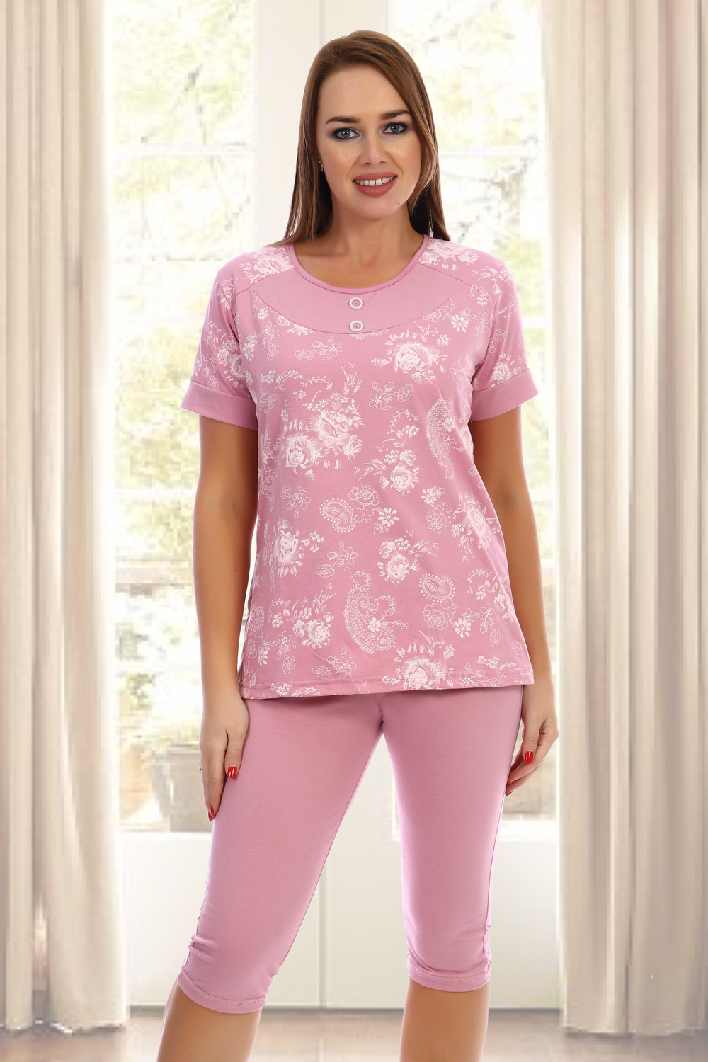 Пижама Тулуза розовый - фото
